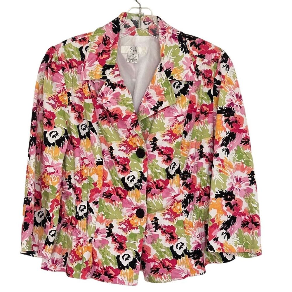 S.L.B Floral Women's Blazer. Size PM. PM 5.